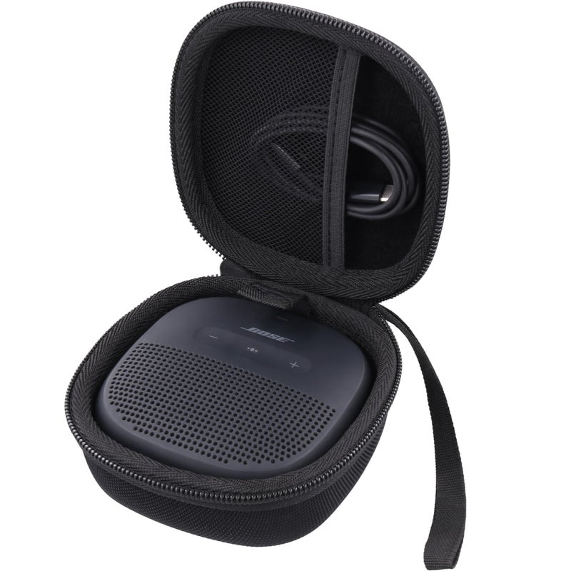 Aenllosi Case for Bose SoundLink Micro Bluetooth Speaker, Bose Speaker Storage Organizer, Black (Case Only) - Image 1
